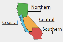California Regional Map