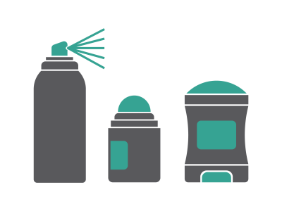antiperspirant and deodorant icons